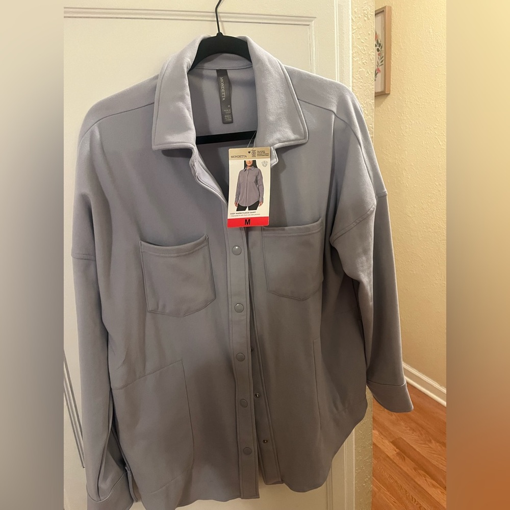 Cozy warm fleece shirt